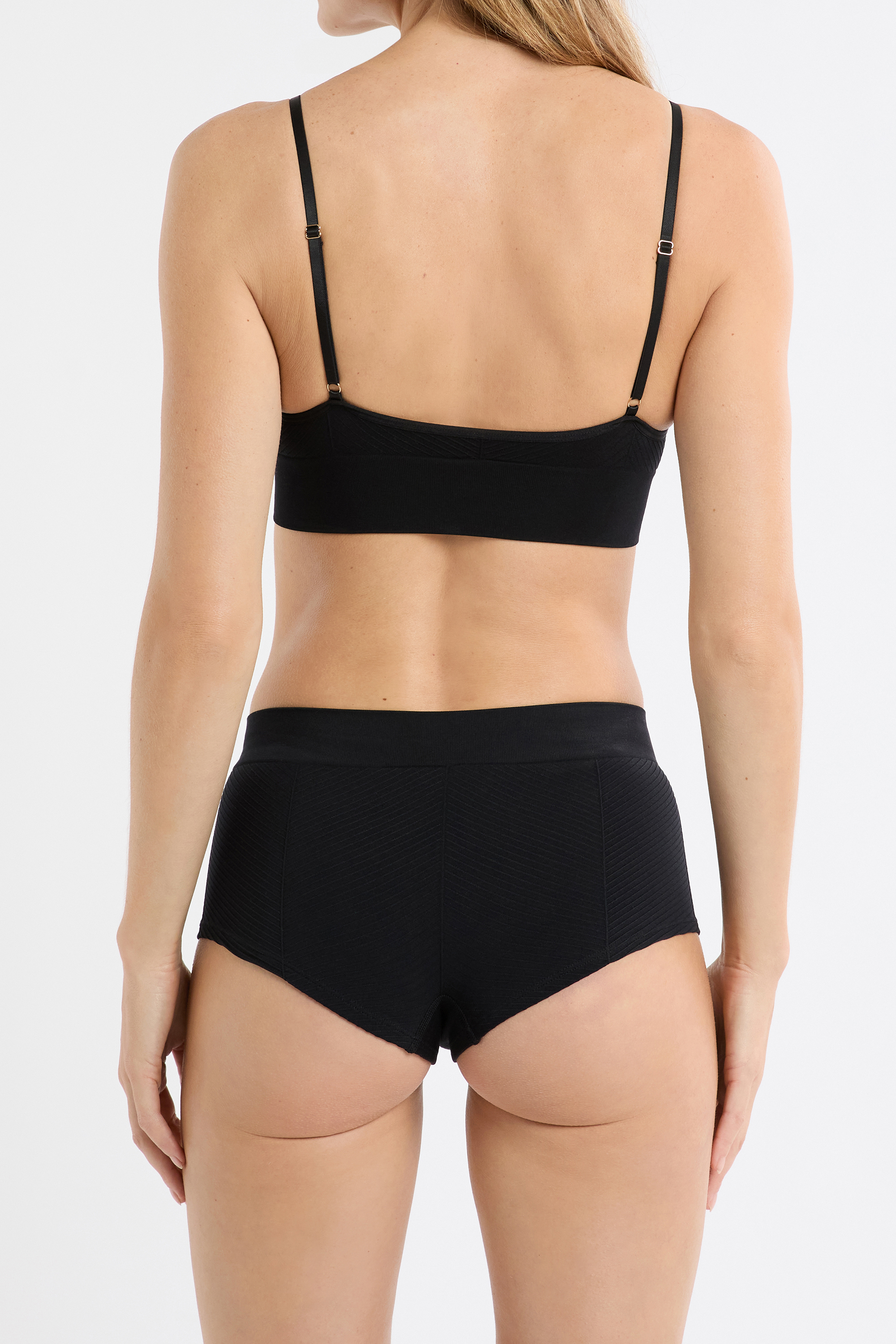 High-Waist Tanga Boyshort