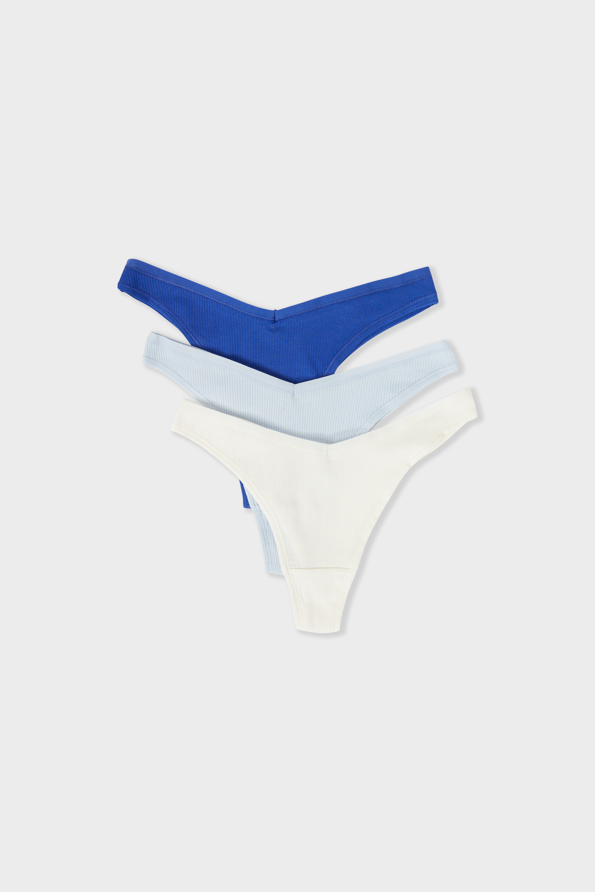 3-Pack Cotton Tangas