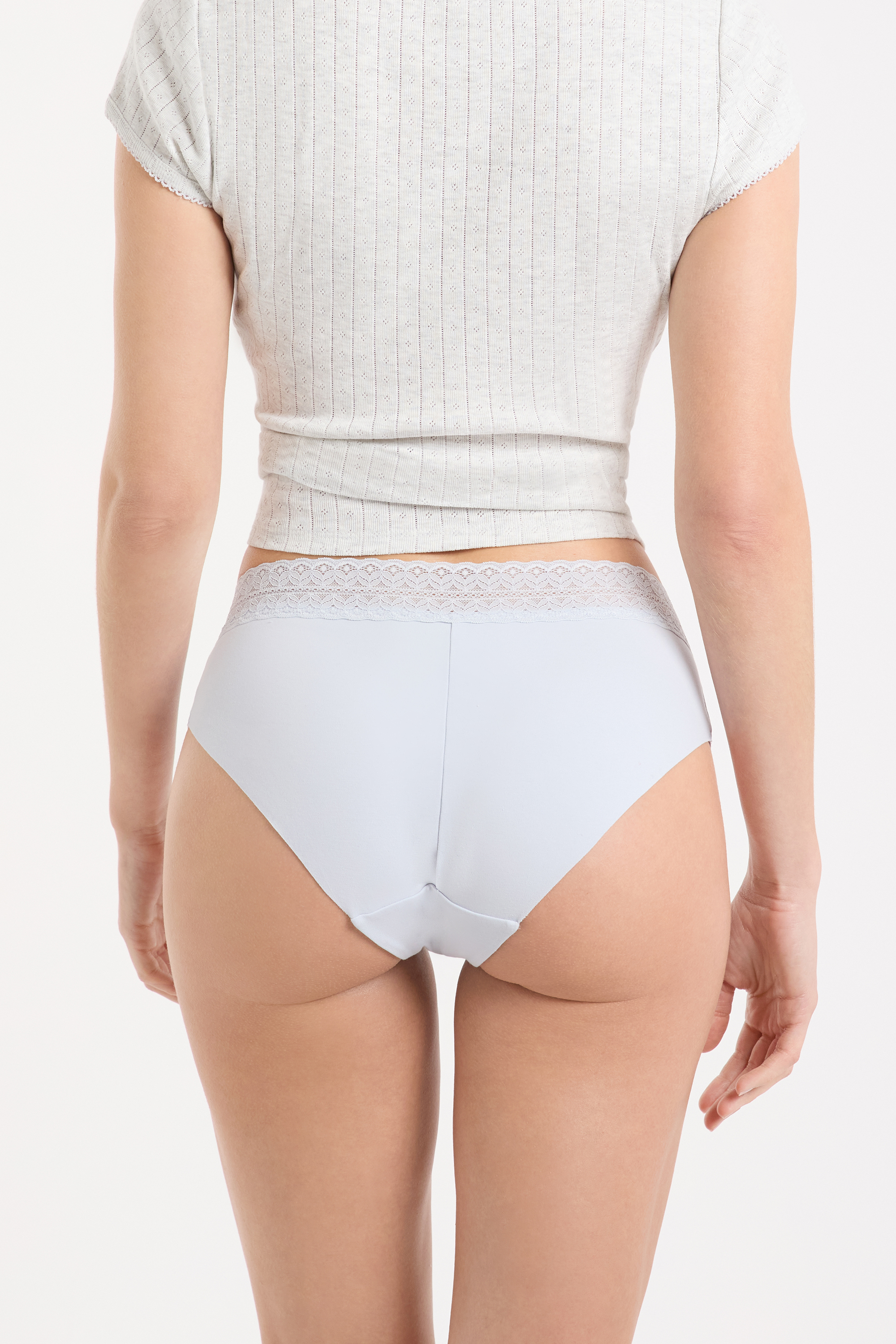 Cotton Boyshort with Back Seam
