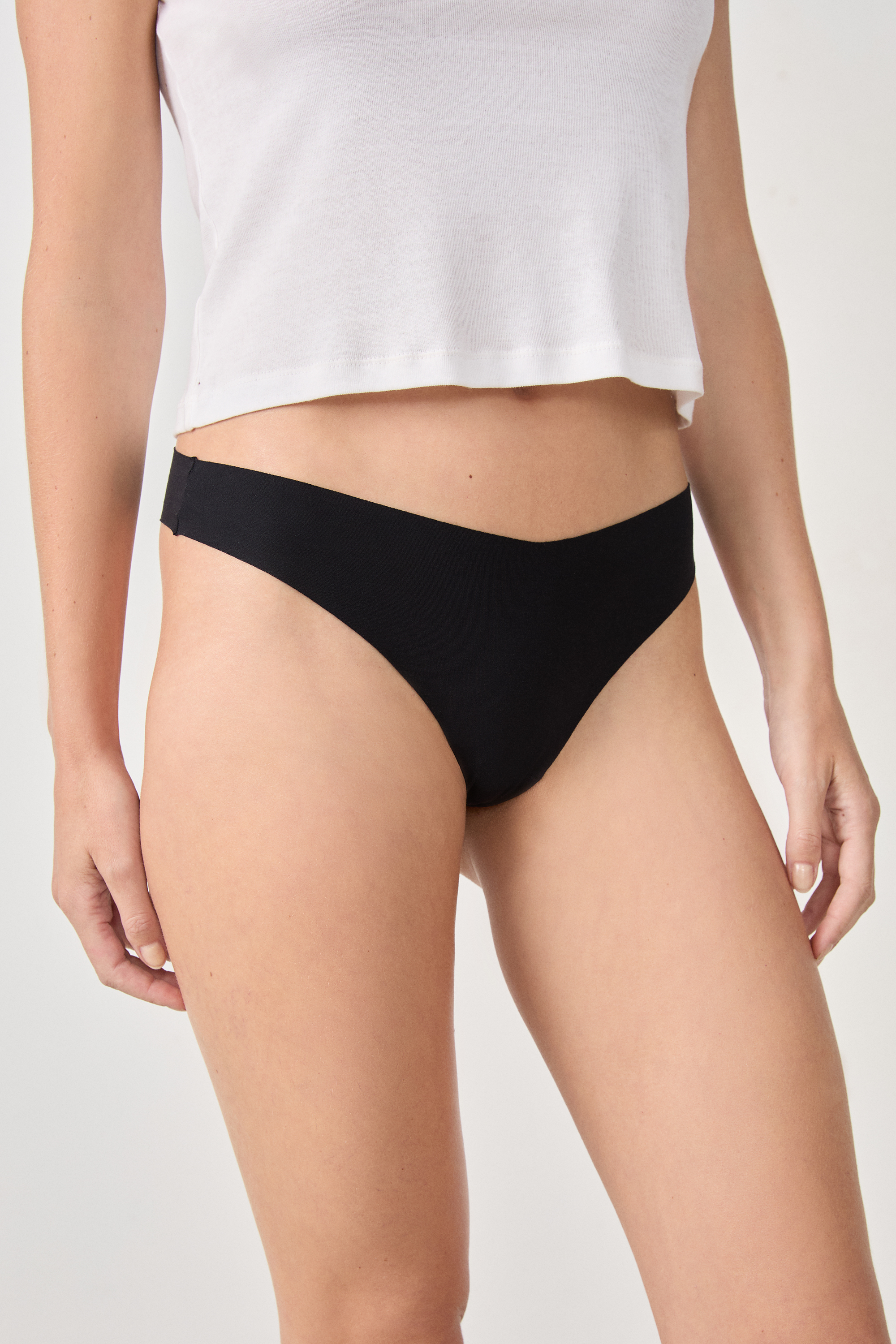 Cotton seamless tanga