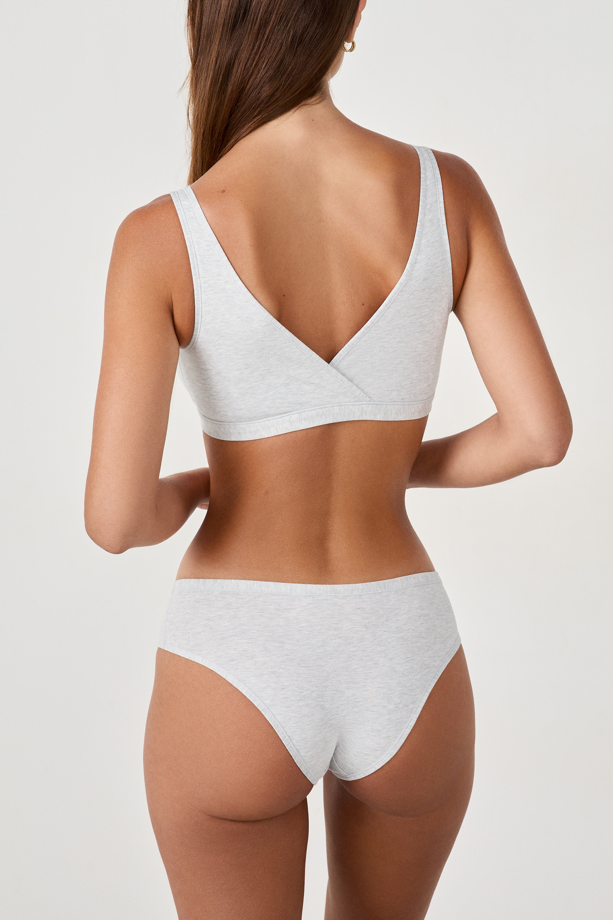 Organic cotton stretch hipster